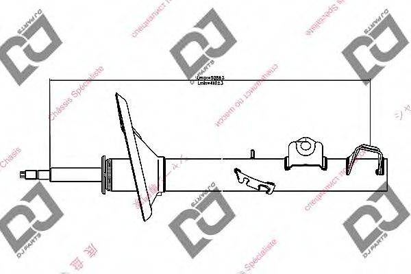 DJ PARTS DS1207GS Амортизатор
