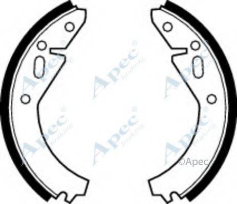 APEC BRAKING SHU12 Гальмівні колодки