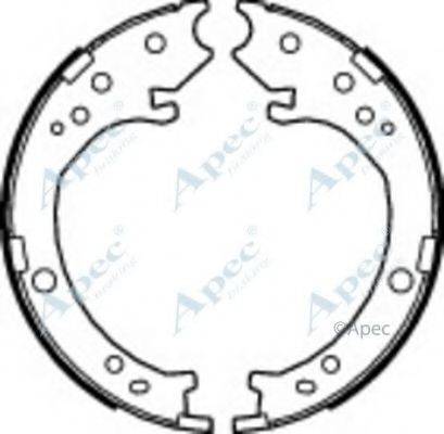 APEC BRAKING SHU741 Гальмівні колодки