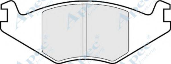 APEC BRAKING PAD439 Комплект гальмівних колодок, дискове гальмо