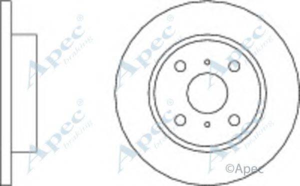 APEC BRAKING DSK118 гальмівний диск
