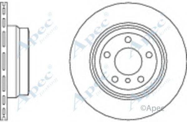 APEC BRAKING DSK2601 гальмівний диск