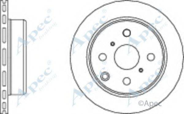 APEC BRAKING DSK762 гальмівний диск