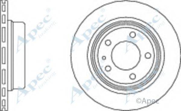 APEC BRAKING DSK930 гальмівний диск