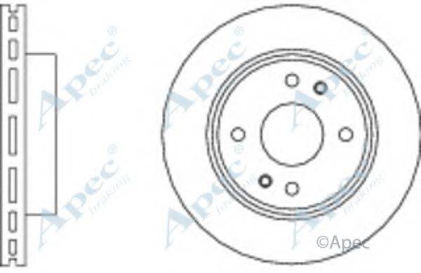APEC BRAKING DSK2972 гальмівний диск