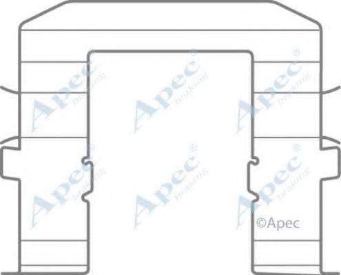 APEC BRAKING KIT1074 Комплектуючі, гальмівні колодки