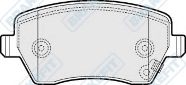 APEC BRAKING PD3135 Комплект гальмівних колодок, дискове гальмо
