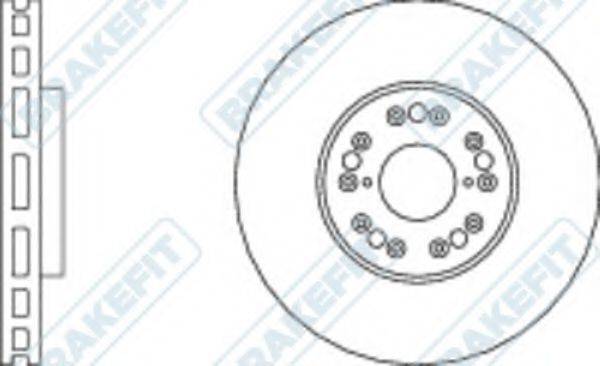 APEC BRAKING DK6184 гальмівний диск