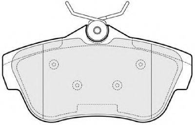 MOTAQUIP LVXL1344 Комплект гальмівних колодок, дискове гальмо