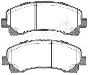 IPS PARTS IBD1905 Комплект гальмівних колодок, дискове гальмо