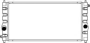 SAKURA AUTOMOTIVE 44621012 Радіатор, охолодження двигуна