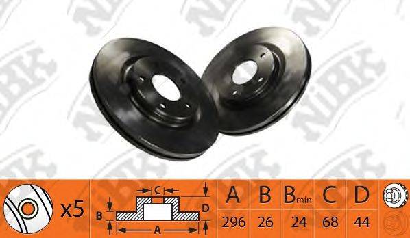 NIBK RN1469 гальмівний диск