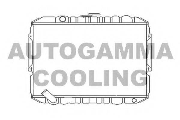 AUTOGAMMA 103934 Радіатор, охолодження двигуна