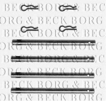 BORG & BECK BBK1155 Комплектуючі, колодки дискового гальма