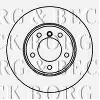 BORG & BECK BBD4952 гальмівний диск