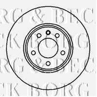 BORG & BECK BBD4959 гальмівний диск