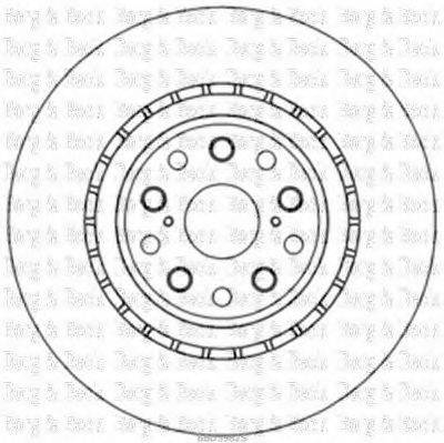 BORG & BECK BBD5982S гальмівний диск