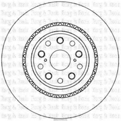 BORG & BECK BBD5983S гальмівний диск