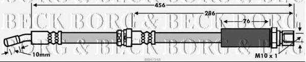 BORG & BECK BBH7548 Гальмівний шланг