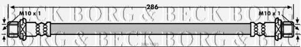 BORG & BECK BBH7895 Гальмівний шланг