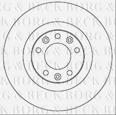 BORG & BECK BBD5356 гальмівний диск