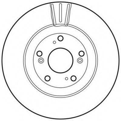 JURID 562807JC гальмівний диск