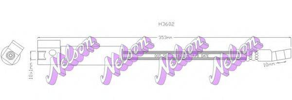 BROVEX-NELSON H3602 Гальмівний шланг