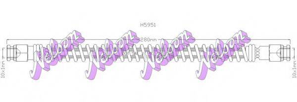 BROVEX-NELSON H5951 Гальмівний шланг