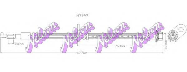 BROVEX-NELSON H7197 Гальмівний шланг