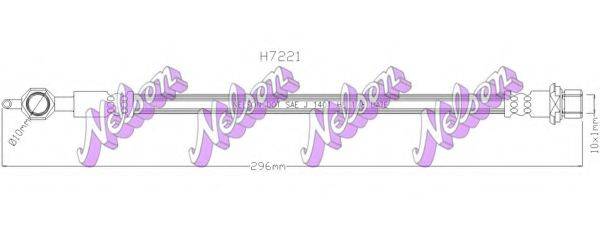 BROVEX-NELSON H7221 Гальмівний шланг