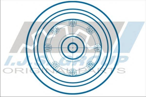 IJS GROUP 171139KIT Комплект ремінних шківів, колінчастий вал.