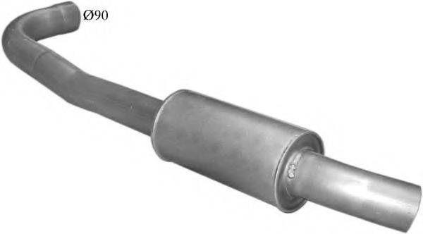 POLMO 6120 Глушник вихлопних газів кінцевий