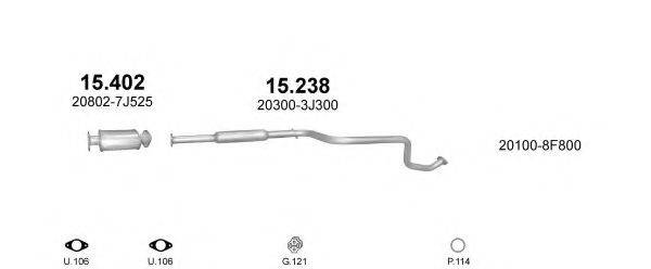 POLMO POLMO90204 Система випуску ОГ