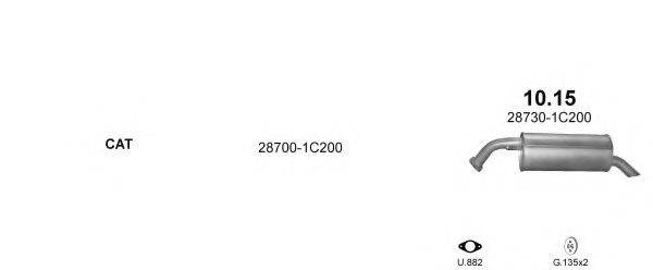 POLMO POLMO99525 Система випуску ОГ