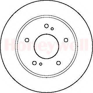 BENDIX 561649B гальмівний диск