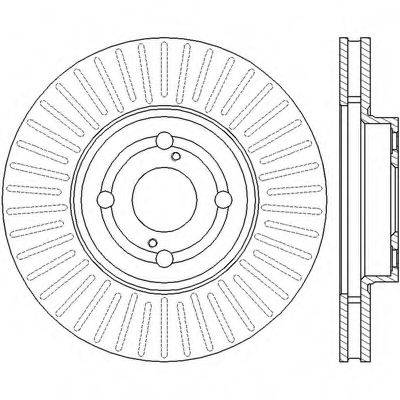 BENDIX 562435B гальмівний диск