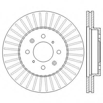 BENDIX 562545BC гальмівний диск