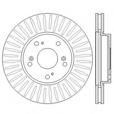 BENDIX 562547BC гальмівний диск