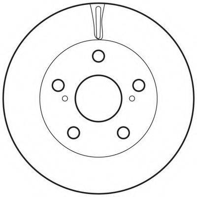 BENDIX 562724BC гальмівний диск