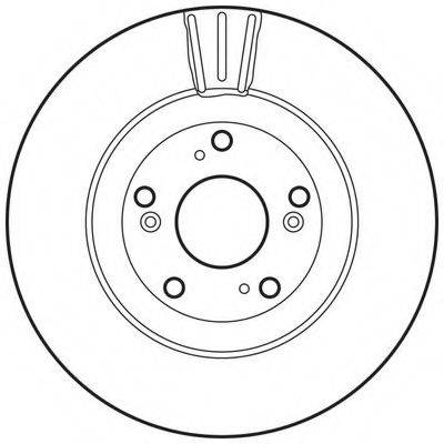 BENDIX 562807BC гальмівний диск