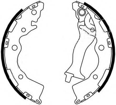 FIT FT0910 Комплект гальмівних колодок