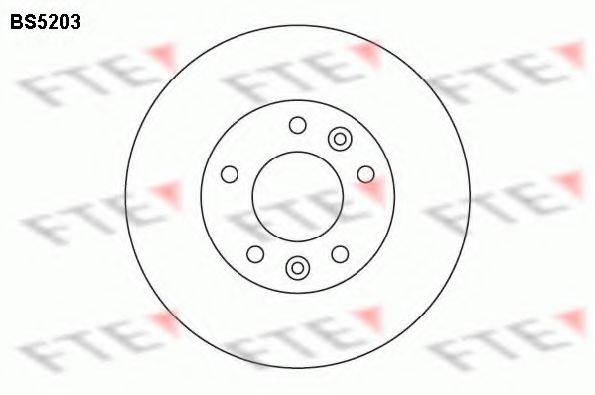FTE BS5203 гальмівний диск