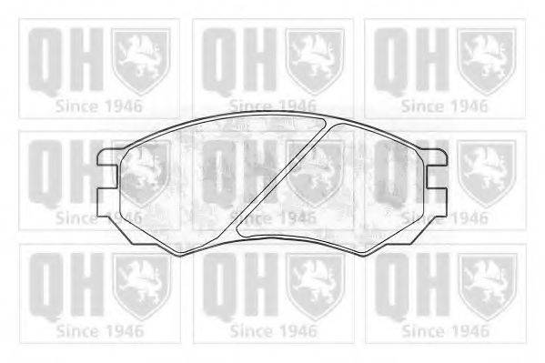 QUINTON HAZELL BP976 Комплект гальмівних колодок, дискове гальмо