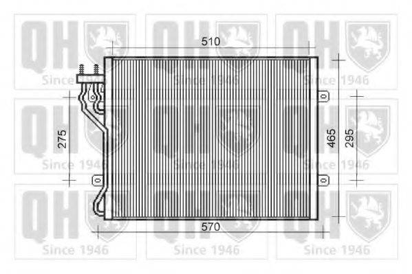 JEEP 55037465AC Конденсатор, кондиціонер