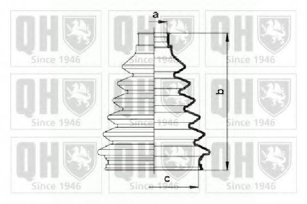 QUINTON HAZELL QJB875 Комплект пильника, приводний вал