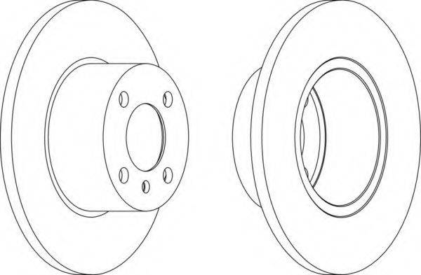 FERODO DDF0751 гальмівний диск