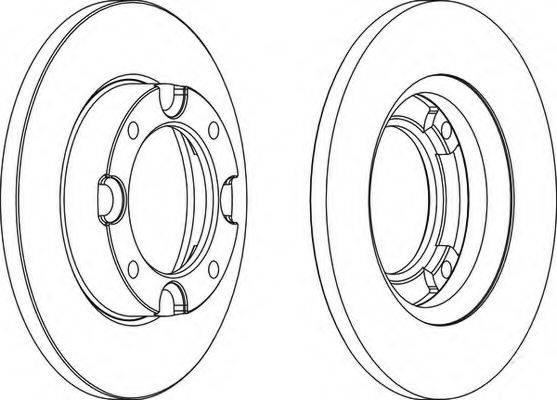 FERODO DDF0871 гальмівний диск