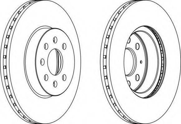 FERODO DDF13741 гальмівний диск