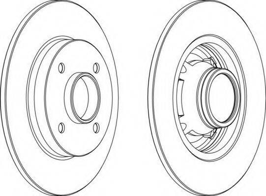 FERODO DDF15641 гальмівний диск