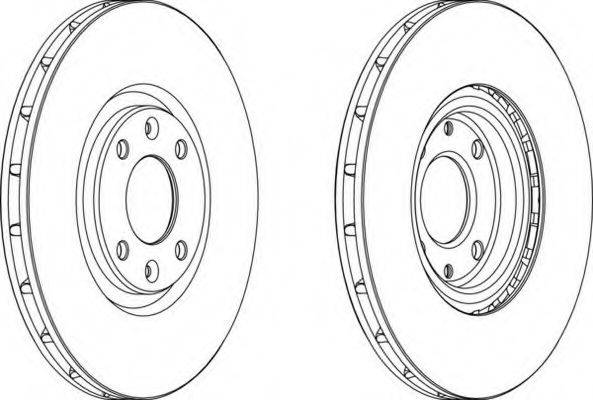 FERODO DDF16761 гальмівний диск